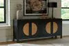 Ashley Furniture A4000575 Cliffiings - Accent Cabinet - Black / Natural