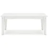 Ashley Furniture P111-701 Ashley Furniture P111-701 Hyland Wave - Rectangular Cocktail Table - White