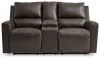 Ashley Furniture U1310096 Boxmere - Dbl Power Reclining Loveseat with Console - Storm