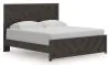 Ashley Furniture B3789/31/36/72/97/92(2) Ashley Furniture B3789/31/36/72/97/92(2) Prendonea - 6 Pc. - Dresser, Mirror, King Panel Bed, 2 Nightstands - Charcoal