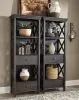 Ashley Furniture D736/32/124(6)/76(2) Ashley Furniture D736/32/124(6)/76(2) Tyler Creek - 9 Pc. - Counter Table, 6 Barstools, 2 Cabinets - Dark Gray