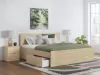 Ashley Furniture EB9632B12 Ashley Furniture EB9632B12 Onita - Queen Panel Platform Bed With 1 Side Storage - Natural