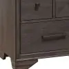 Samuel Lawrence Furniture S462-450 Granite Falls - 3-Drawer Youth Nightstand With Usb - Brown