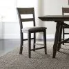 Liberty Furniture 152-B250124 Liberty Furniture 152-B250124 Double Bridge - Splat Back Counter Chair - Dark Chestnut