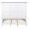 Liberty Furniture 417-BR-CPB Liberty Furniture 417-BR-CPB Allyson Park - California King Panel Bed - Wirebrushed White / Charcoal
