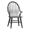 Liberty Furniture 482-C1000A Liberty Furniture 482-C1000A Hearthstone Ridge - Windsor Back Arm Chair - Tobacco & Black