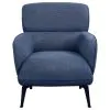 Coaster Fine Furniture 903083 Andrea - Upholstered Crecent Arm Accent Chair - Blue