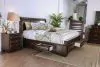 Furniture of America CM7302CH-CK-BED Brandt - California King Bed - Brown Cherry