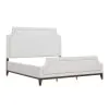 Pulaski Furniture P393-BR-K5 Pulaski Furniture P393-BR-K5 Asher Park - California King Upholstered Bed - White / Piano Brown