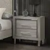 New Classic B1248-040 Lennox - 2 Drawer Nightstand - Gray