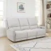 Coaster Fine Furniture 610521P Sylmar - Chenille Upholstered Power Reclining Sofa - Dove Gray