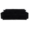 Coaster Fine Furniture 600537PB2 Jacana - RAF Power Sofa Chaise With 2 Piece Pillow, Box 2 of 2 - Black