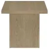 Coaster Fine Furniture 710918-S2 Devar - 2 Piece Square Cocktail Coffee End Table Set - Latte