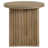 Coaster Fine Furniture 722938-S3 Adina - 3-Piece Round Coffee Table Set - Distressed Light Brown