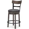 Ashley Furniture D388-224 Caitbrook - UPH Swivel Barstool  - Gray