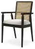 Ashley Furniture D841-02A Galliden - Dining Upholstered Arm Chair (Set of 2) - Black
