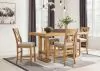 Ashley Furniture D773/32/124(2) Ashley Furniture D773/32/124(2) Havonplane - 5 Pc. - Counter Extension Table, 4 Upholstered Barstools - Brown
