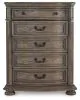 Ashley Furniture B944-46 Ardenfield - Five Drawer Chest - Light Brown