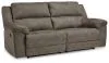 Ashley Furniture 37203/81/94/52 Ashley Furniture 37203/81/94/52 Laresview - 3 Pc. - Reclining Sofa, Reclining Loveseat With Console, Recliner - Fossil