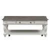 Liberty Furniture 244-OT1010 Magnolia Manor - Rectangular Cocktail Table - Antique White