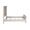 Liberty Furniture 824-BR-KPB Heartland - King Panel Bed - Antique White / Tobacco Tops