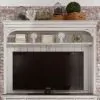 Liberty Furniture 244-EC00 Magnolia Manor - Entertainment Hutch - Antique White