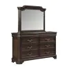 New Classic B493B-060 Lyndhurst - Landscape Mirror - Walnut