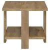 Coaster Fine Furniture 707717 Dawn - Square Engineered Wood End Table - Mango Brown