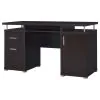 CoasterEveryday 800107 Tracy - 2-Drawer Office Computer Desk - Cappuccino