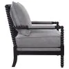 CoasterElevations 903824 Blanchett - Upholstered Bobbin Accent Chair - Gray And Black