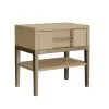 Samuel Lawrence Furniture S952-055 Kendall - Metal Base Nightstand With Storage - Light Brown