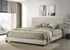 Coaster Fine Furniture 300852KW Dorian - Fabric Upholstered California King Panel Bed - Cream