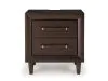 Benchcraft® B611-92 Dantenton - Two Drawer Night Stand - Merlot