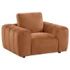 Coaster Fine Furniture 504953 Burnett - Chenille Upholstered Accent Chair - Burnt Orange