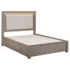 Coaster Fine Furniture 224850QB1 Kenora - Queen Headboard, Box 1 of 3 - Barley Brown
