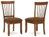 Ashley Furniture D199-01 Berringer - Dining UPH Side Chair (Set of 2) - Rustic Brown