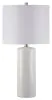 Ashley Furniture L177904 Steuben - Ceramic Table Lamp (Set of 2) - White