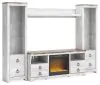 Ashley Furniture W267W4 Willowton - 4-Piece Entertainment Center With 64