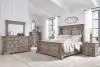 Ashley Furniture B916/31/36/58/56/97/ Ashley Furniture B916/31/36/58/56/97/ Blairhurst - 5 Pc. - Dresser, Mirror, King Panel Bed - Light Grayish Brown