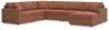 Ashley Furniture 92102S46 Ashley Furniture 92102S46 Modmax - 6-Piece Sectional With Raf Corner Chaise - Spice
