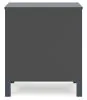 Ashley Furniture EB1528-292 Simmenfort - Two Drawer Night Stand - Navy Blue