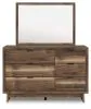 Ashley Furniture PCB3367B20 Chirason - Dresser And Mirror - Brown