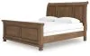 Ashley Furniture PCB779B15 Ashley Furniture PCB779B15 Feddinger - King Sleigh Bed - Medium Brown