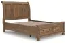 Ashley Furniture PCB779B4 Ashley Furniture PCB779B4 Feddinger - Queen Storage Sleigh Bed - Medium Brown