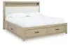 Ashley Furniture B602B4 Ashley Furniture B602B4 Calmoro - Queen Bookcase Bed - Gray