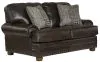 Jackson Furniture Industries 524102-1268/09-3068/09 Roberto - Leather Loveseat - Cocoa