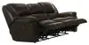 Jackson Furniture Industries 49145-1284/29-3084/29 Transformer II - Ultimate Sofa With 3 Recliners & Drop Down Table - Chocolate Top Grain Italian Leather Match