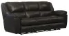 Jackson Furniture Industries 649145-1284/29-3084/29 Jackson Furniture Industries 649145-1284/29-3084/29 Transformer II - Power Ultimate Sofa With 3 Recliners & Drop Down Table - Chocolate Top Grain Italian Leather Match