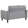 Coaster Fine Furniture 506782 Bowen - Upholstered Track Arm Tufted Loveseat - Gray