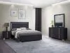 Coaster Fine Furniture 222831Q-S4 Marceline - 4 Piece Queen Bedroom Set - Black